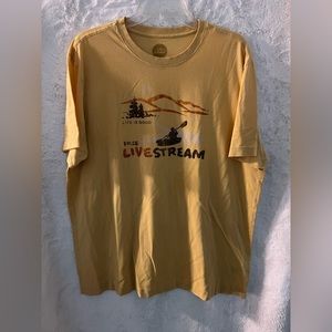 Men’s Free Live Stream Cool Short Sleeve T-Shirt XL